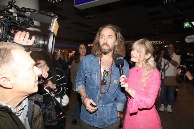 Gil Ofarim at the return of the jungle camp candidates of the RTL reality TV show Ich bin ein Star holt mich hier raus from Australia at Frankfurt am Main Airport Frankfurt, 11 02 2026 Copyright: xMatthiasxGränzdörferx
