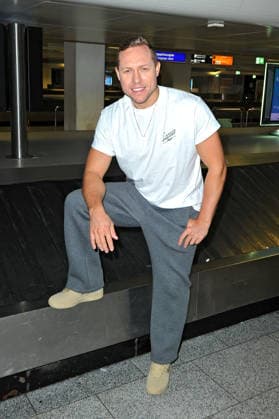 RTL Dschungelcamp 2026 Patrick Romer on the occasion of the arrival of the candidates of the RTL program Ich bin ein Star holt mich hier raus from the Jungle Camp 2026 in Australia on 11 02 2026 at Frankfurt Main Airport 20260211MWI109658