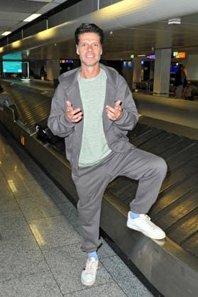 RTL Dschungelcamp 2026 Stephen Dürr on the occasion of the arrival of the candidates of the RTL program Ich bin ein Star holt mich hier raus from the Jungle Camp 2026 in Australia on 11 02 2026 at Frankfurt Main Airport 20260211MWI109672