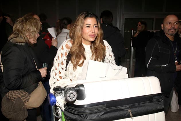 Eva Benetatou at the return of the jungle camp candidates of the RTL reality TV show Ich bin ein Star holt mich hier raus from Australia at Frankfurt am Main Airport Frankfurt, 11 02 2026 Foto:xAgenturxWehnertx xGränzdörferx xFuturexImagex dschungel_rueckkehr_6219