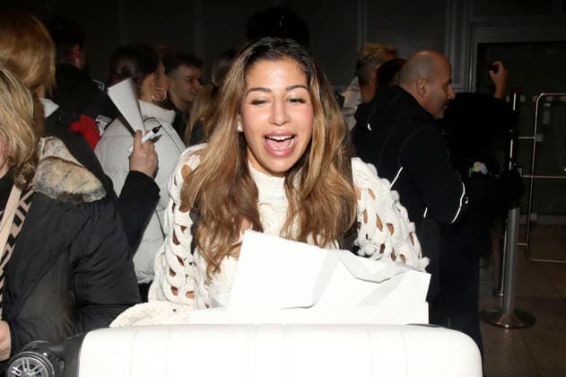 Eva Benetatou at the return of the jungle camp candidates of the RTL reality TV show Ich bin ein Star holt mich hier raus from Australia at Frankfurt am Main Airport Frankfurt, 11 02 2026 Foto:xAgenturxWehnertx xGränzdörferx xFuturexImagex dschungel_rueckkehr_6220