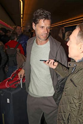 Stephen Dürr at the return of the jungle camp candidates of the RTL reality TV show Ich bin ein Star holt mich hier raus from Australia at Frankfurt am Main Airport Frankfurt, 11 02 2026 Foto:xAgenturxWehnertx xGränzdörferx xFuturexImagex dschungel_rueckkehr_6227