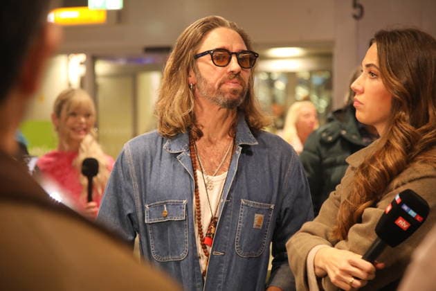 Gil Ofarim at the return of the jungle camp candidates of the RTL reality TV show Ich bin ein Star holt mich hier raus from Australia at Frankfurt am Main Airport Frankfurt, 11 02 2026 Copyright: xMatthiasxGränzdörferx