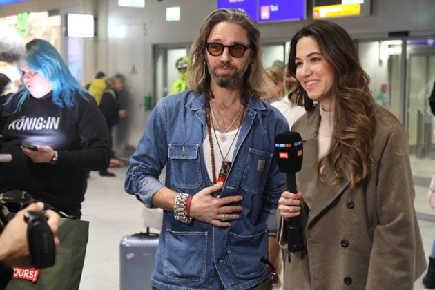 Gil Ofarim at the return of the jungle camp candidates of the RTL reality TV show Ich bin ein Star holt mich hier raus from Australia at Frankfurt am Main Airport Frankfurt, 11 02 2026 Copyright: xMatthiasxGränzdörferx