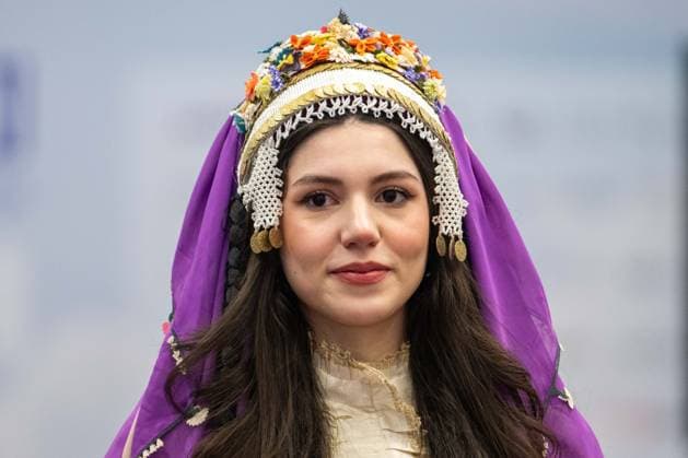 Capital of Fashion COF 26 kicks off in Ankara ANKARA, TURKIYE - FEBRUARY 11: Models with traditional clothing walk the runway during the Ankara Ready-to-Wear and Fashion Days (Capital of Fashion COF 26) organized for the fourth time this year under the leadership of the Ankara Clothing Manufacturers Association (AGSD), at ATO Congresium, Ankara, Turkiye on February 11, 2026. Ismail Aslandag Anadolu Ankara Turkey. Editorial use only. Please get in touch for any other usage.  Copyright: x2026xAnadoluxIsmailxAslandagx
