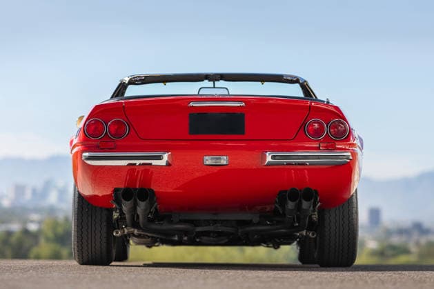 Vintage Hollywood Ferrari that featured in A Star is Born heads under the hammer at estimated £1.9m Story from Jam Press (Hollywood Ferrari Sale) Pictured: The 1971 Ferrari 365 GTB 4 Daytona Spider by Scaglietti. Vintage Hollywood Ferrari that featured in A Star is Born heads under the hammer at estimated £1.9m A vintage Hollywood Ferrari that featured in ‘A Star is Born’ heads under the hammer at an estimated £1.9m. This breathtaking 1971 Ferrari 365 GTB 4 Daytona Spider by Scaglietti presents a unique chance at owning a part of silver screen history. The motor is believed to have appeared in both A Star Is Born, featuring Kris Kristofferson and Barbra Streisand, and The Gumball in 1976. The 55-year-old ride was formerly owned by  Copyright: xJamxPress CourtesyxofxRMxSotheby s