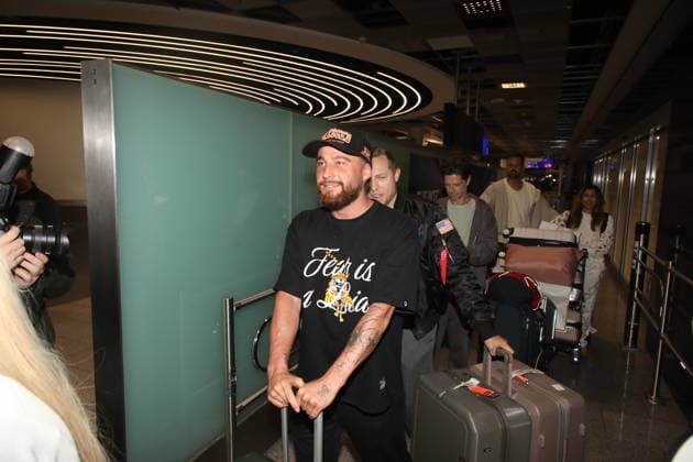 Umut Tekin at the return of the jungle camp candidates of the RTL reality TV show Ich bin ein Star holt mich hier raus from Australia at Frankfurt am Main Airport Frankfurt, 11 02 2026 Copyright: xMatthiasxGränzdörferx