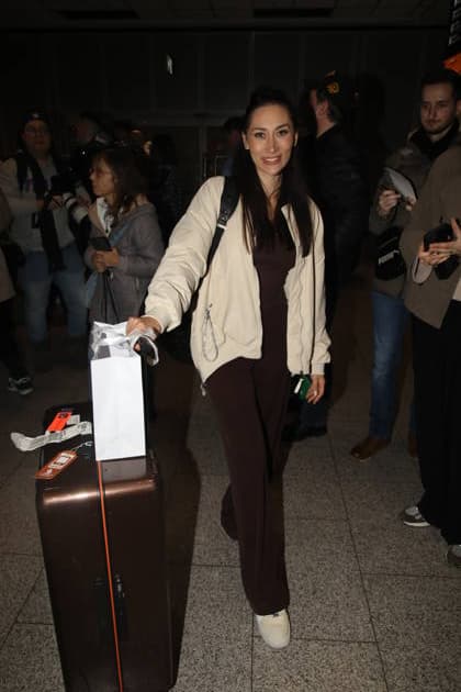 Samira Yavuz at the return of the jungle camp candidates of the RTL reality TV show Ich bin ein Star holt mich hier raus from Australia at Frankfurt am Main Airport Frankfurt, 11 02 2026 Copyright: xMatthiasxGränzdörferx