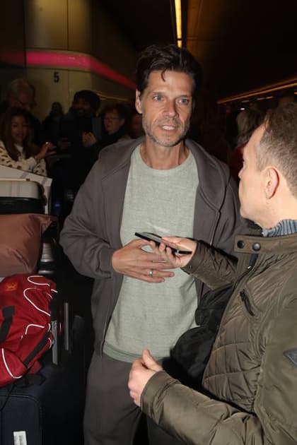 Stephen Dürr at the return of the jungle camp candidates of the RTL reality TV show Ich bin ein Star holt mich hier raus from Australia at Frankfurt am Main Airport Frankfurt, 11 02 2026 Copyright: xMatthiasxGränzdörferx