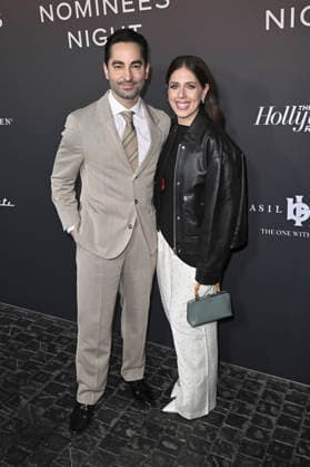 Sev Ohanian with partner Natalie Qasabian at the Hollywood Reporter Academy Award Nominees Night at Chateau Marmont Los Angeles, 10 02 2026 Foto:xD.xStarbuckx xFuturexImagex hollywood_6282
