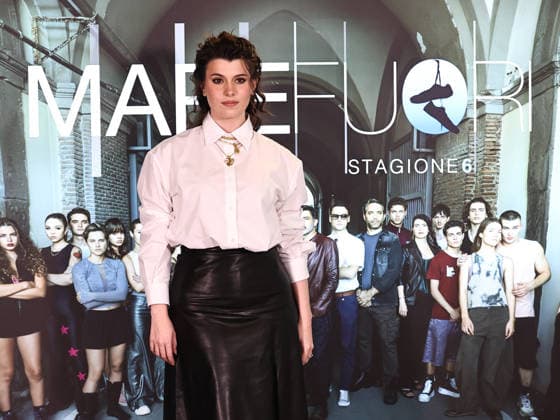 Rome, Rai Severo headquarters, photocall for the Rai series Mare fuori 6. Pictured: Giovanna Sannino  Copyright: xMarcoxProvvisionatox xipa-agency.netx xMarcoxProvvisionatox IPA_Agency_IPA71309332