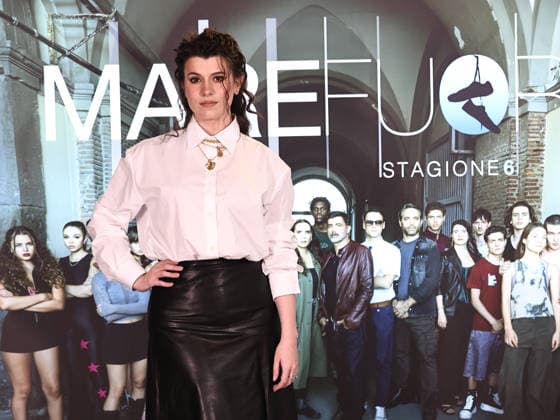 Rome, Rai Severo headquarters, photocall for the Rai series Mare fuori 6. Pictured: Giovanna Sannino  Copyright: xMarcoxProvvisionatox xipa-agency.netx xMarcoxProvvisionatox IPA_Agency_IPA71309365