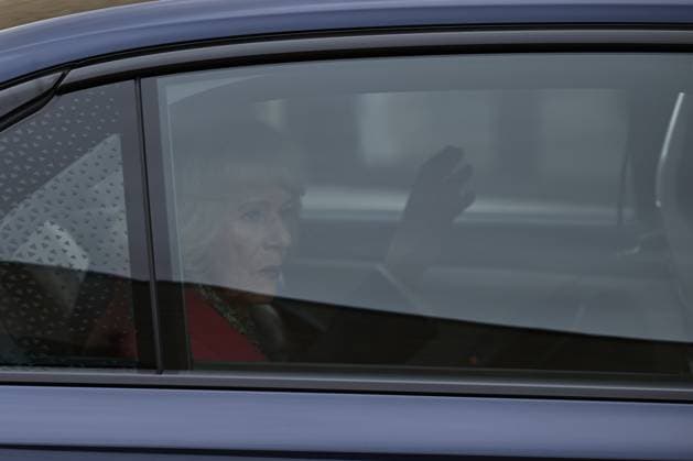 King Charles III and Queen Camilla visit Turquoise Mountain Exhibition in London LONDON, UNITED KINGDOM - FEBRUARY 11: Britain’s King Charles III (not seen) and Queen Camilla visit an exhibition held at the Garrison Chapel in London to mark the 20th anniversary of the humanitarian organization Turquoise Mountain, in London, United Kingdom, on February 11, 2026. Rasid Necati Aslim Anadolu London United Kingdom. Editorial use only. Please get in touch for any other usage.  Copyright: x2026xAnadoluxRasidxNecatixAslimx
