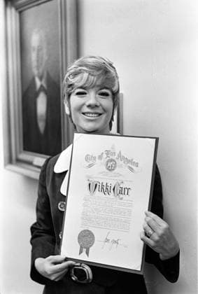 RECORD DATE NOT STATED Vikki Carr 1968 EDITORIAL USE ONLY  Copyright: xBudxGrayx