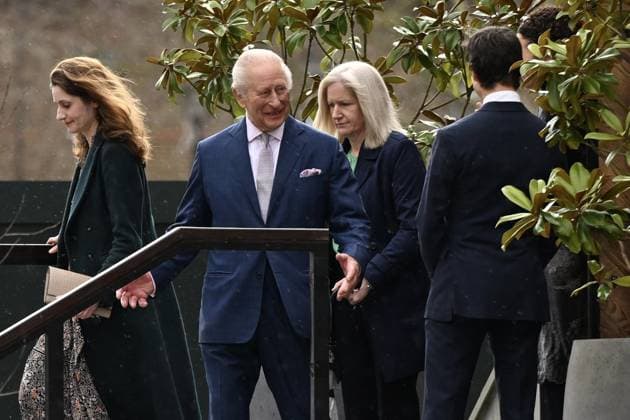 King Charles III and Queen Camilla visit Turquoise Mountain Exhibition in London LONDON, UNITED KINGDOM - FEBRUARY 11: King Charles III is seen after visiting an exhibition to mark the 20th anniversary of the humanitarian organization Turquoise Mountain at the Garrison Chapel in London, United Kingdom on February 11, 2026. Rasid Necati Aslim Anadolu London United Kingdom. Editorial use only. Please get in touch for any other usage.  Copyright: x2026xAnadoluxRasidxNecatixAslimx