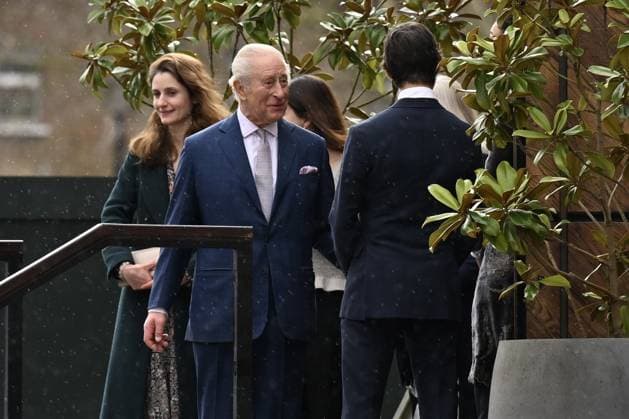 King Charles III and Queen Camilla visit Turquoise Mountain Exhibition in London LONDON, UNITED KINGDOM - FEBRUARY 11: King Charles III is seen after visiting an exhibition to mark the 20th anniversary of the humanitarian organization Turquoise Mountain at the Garrison Chapel in London, United Kingdom on February 11, 2026. Rasid Necati Aslim Anadolu London United Kingdom. Editorial use only. Please get in touch for any other usage.  Copyright: x2026xAnadoluxRasidxNecatixAslimx