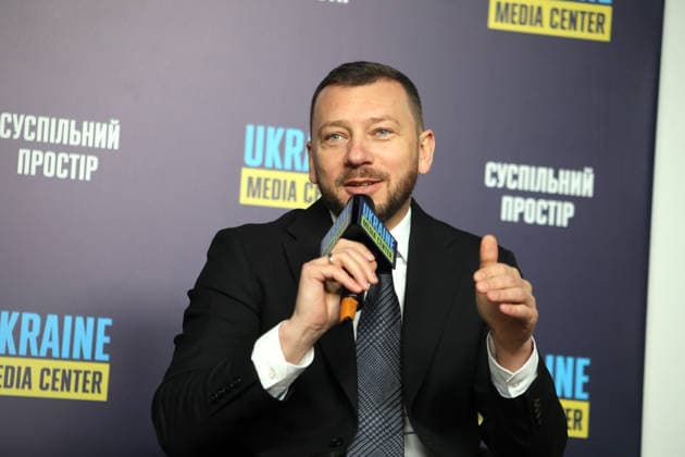 Head of the Specialized Anti-Corruption Prosecutor’s Office Oleksandr Klymenko attends a briefing to present the report on the activities of NABU and SAPO in the second half of 2025 at the Media Center Ukraine, Kyiv, Ukraine, February 10, 2026. In the second half of 2025, NABU and SAPO reached a new level in exposing corruption in strategic sectors of the economy and defence. Despite Russian aggression, the agencies carried out large-scale operations in the energy sector, uncovered corruption schemes in military procurement, and exposed cases involving high-ranking officials. Twelve top officials were served with suspicions. (Photo by Yuliia Ovsiannikova Ukrinform) NABU, SAPO report on H2 2025 in Kyiv  Copyright: xYuliiaxOvsiannikovax