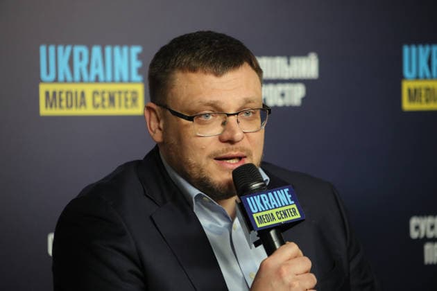 Director of the National Anti-Corruption Bureau of Ukraine Semen Kryvonos attends a briefing to present the report on the activities of NABU and SAPO in the second half of 2025 at the Media Center Ukraine, Kyiv, Ukraine, February 10, 2026. In the second half of 2025, NABU and SAPO reached a new level in exposing corruption in strategic sectors of the economy and defence. Despite Russian aggression, the agencies carried out large-scale operations in the energy sector, uncovered corruption schemes in military procurement, and exposed cases involving high-ranking officials. Twelve top officials were served with suspicions. (Photo by Yuliia Ovsiannikova Ukrinform) NABU, SAPO report on H2 2025 in Kyiv  Copyright: xYuliiaxOvsiannikovax