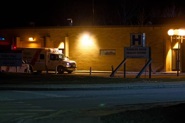 February 11, 2026, Tumbler Ridge, Bc, CANADA: The Tumbler Ridge Health Centre in Tumbler Ridge, B.C. is shown on Wednesday, Feb. 11, 2026. Tumbler Ridge CANADA  - ZUMAc35_ 20260211_zaf_c35_033 Copyright: xJessexBoilyx