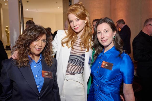98th Oscars, Academy Awards, Nominees Luncheon, Arrivals Kaouther Ben Hania, Odessa Rae and Ashley Schlaifer at the Oscar Nominee Luncheon held in the International Ballroom at the Beverly Hilton on Tuesday, February 10, 2026., Credit: A.M.P.A.S. Avalon United States of America, CA, Beverly Hills, Beverly Hilton Hotel  Copyright: x A.M.P.A.S.x xAvalonx 1073971980