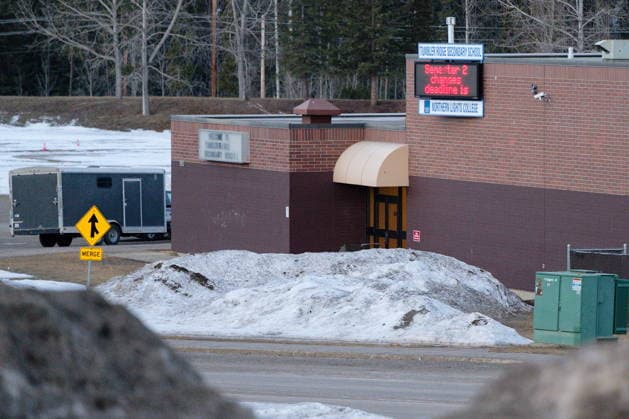 February 11, 2026, Tumbler Ridge, Bc, Canada: Tumbler Ridge Secondary School is shown in Tumbler Ridge, B.C. on Wednesday, Feb. 11, 2026. Tumbler Ridge Canada  - ZUMAc35_ 20260211_zaf_c35_101 Copyright: xJessexBoilyx