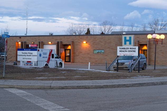 February 11, 2026, Tumbler Ridge, Bc, Canada: The Tumbler Ridge Health Centre is shown in Tumbler Ridge, B.C. on Wednesday, Feb. 11, 2026. Tumbler Ridge Canada  - ZUMAc35_ 20260211_zaf_c35_104 Copyright: xJessexBoilyx