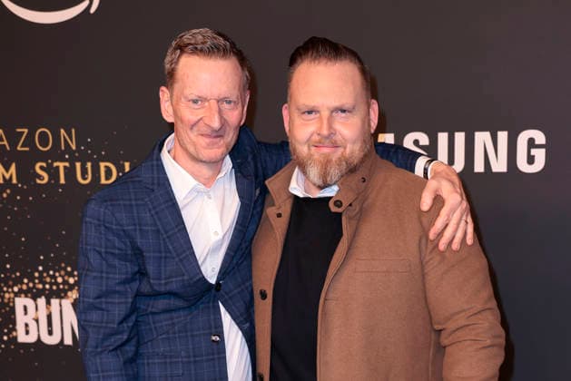 Michael Kessler and Axel Stein at the A Night To Remember Event by Prime Video MGM Studios as part of the 76 Berlinale International Film Festival on 11 02 2026 at the Von Greifswald Location in Berlin A Night To Remember Event in Berlin