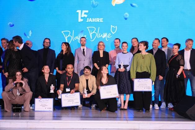 Blue Flower 2026 Winner of the Blue Flower 2026 15 Presentation of the Romantic Short Film Award BLAUE BLUME at Funkhaus Berlin Date 11 02 2026 Copyright: xEventpress Kratschx