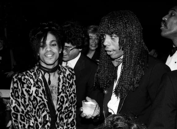 RECORD DATE NOT STATED Prince Rogers Nelson and Rick James circa 1970s EDITORIAL USE ONLY  Copyright: xMichaelxJonesx