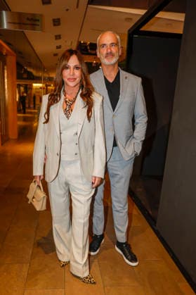 Simone Thomalla, RenÃ Merten at Actors Night 2026 in the Alice Rooftop Garden at Living Berlin
