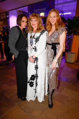 Anouschka Renzi, Nanna Kuckuck, Anja Karmanski at Actors Night 2026 in the Alice Rooftop Garden at Living Berlin