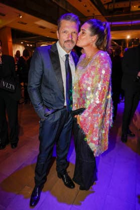 Hardy Krüger jun , wife Alice at Actors Night 2026 in the Alice Rooftop Garden at Living Berlin
