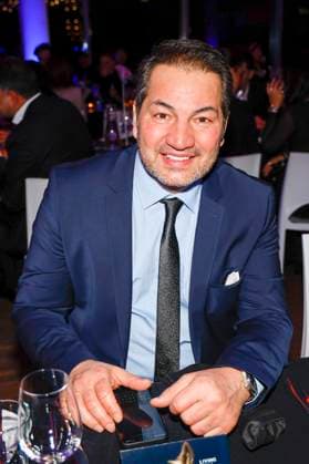 Bülent Sharif at Actors Night 2026 in the Alice Rooftop Garden at Living Berlin