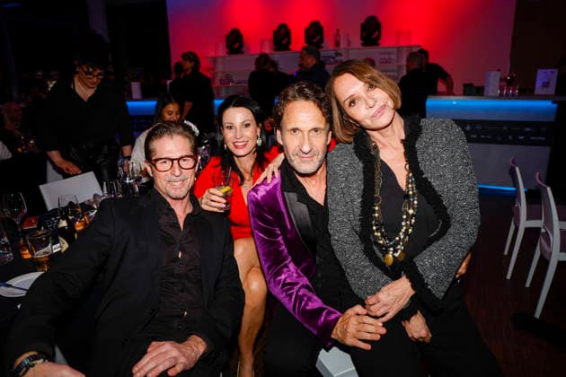 Bruno Eyron, Katharina Gerhardt, Falk Willy Wild, Anouschka Renzi at Actors Night 2026 in the Alice Rooftop Garden at Living Berlin