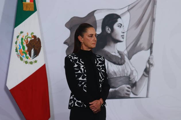 Mexico s President Claudia Sheinbaum, speaks about the vaccination campaign to combat the measles outbreak in the country during a news conference at the National palace. on February 11, 2026 in Mexico City, Mexico. Mexico City Mexico - ZUMAe321 20260211_zia_e321_009 Copyright: xCarlosxSantiagox