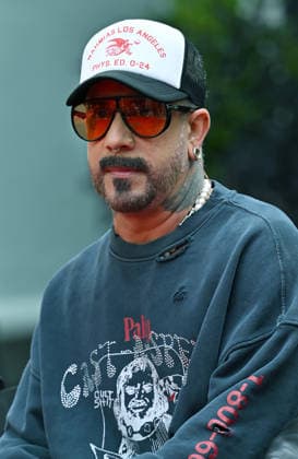 AJ McLean attends a hand and footprint ceremony honoring Jo Koy in the forecourt of the TCL Chinese Theatre in Los Angeles, California on Wednesday, February 11, 2026.  LAP20260211730 CHRISxCHEW
