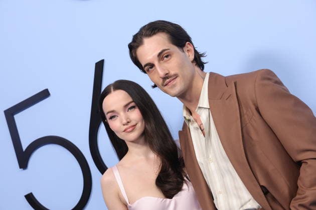 LOS ANGELES, CALIFORNIA - FEBRUARY 11Dove Cameron and Damiano David attends the Los Angeles Premiere of Amazon MGM Studios Prime Original Series 56 Days at Hammer Museum on February 11, 2026 in Los Angeles, California Copyright: xAdMediax xMediaPunchx