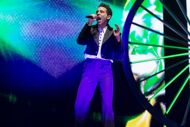 Mika performs at AO Arena Manchester Mika performs at AO Arena Manchester, England, 11th February 2026 as part of his Spinning Out tour, Credit:Mike Gray Avalon  Copyright: xMikexGrayx xAvalonx 1074175425