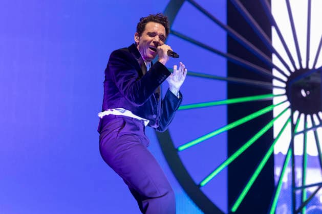 Mika performs at AO Arena Manchester Mika performs at AO Arena Manchester, England, 11th February 2026 as part of his Spinning Out tour, Credit:Mike Gray Avalon  Copyright: xMikexGrayx xAvalonx 1074175496