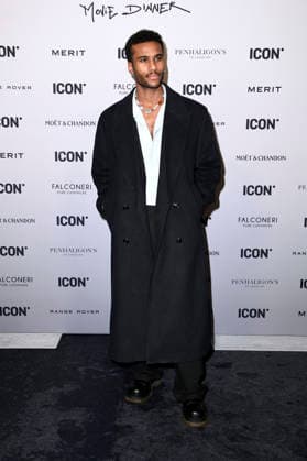 Tijan Njie at the ICON Movie Dinner 2026 at Restaurant Tim Raue Berlin, 11 02 2026 Foto:xN.xKubelkax xFuturexImagex icon_6257