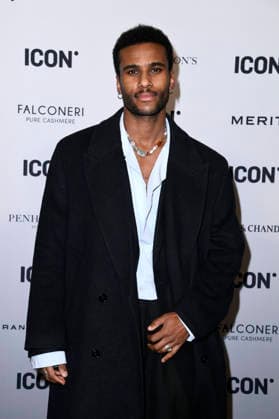 Tijan Njie at the ICON Movie Dinner 2026 at Restaurant Tim Raue Berlin, 11 02 2026 Foto:xN.xKubelkax xFuturexImagex icon_6261