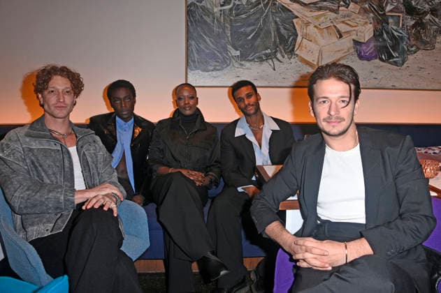 Daniel Donskoy, Benny Opoku Arthur, Florence Kasumba, Tijan Njie and Stefan Gorski at the ICON Movie Dinner 2026 at Restaurant Tim Raue Berlin, 11 02 2026 Foto:xN.xKubelkax xFuturexImagex icon_6291