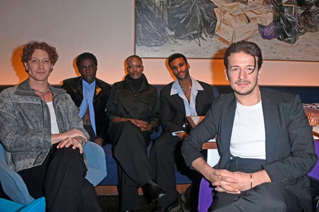 Daniel Donskoy, Benny Opoku Arthur, Florence Kasumba, Tijan Njie and Stefan Gorski at the ICON Movie Dinner 2026 at Restaurant Tim Raue Berlin, 11 02 2026 Foto:xN.xKubelkax xFuturexImagex icon_6292