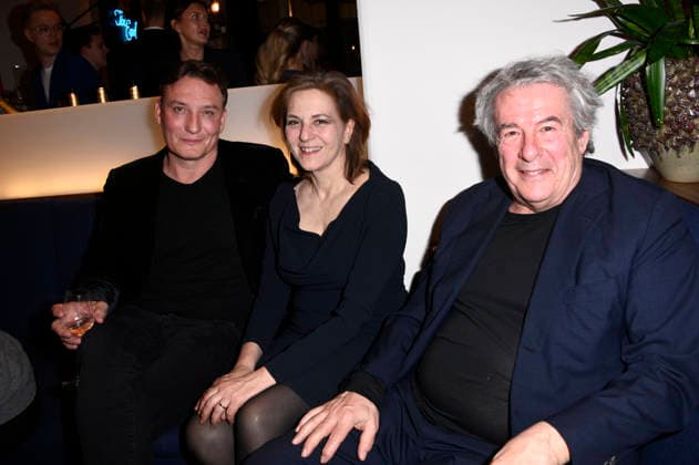 Oliver Masucci, Martina Gedeck and Markus Imboden at the ICON Movie Dinner 2026 at Restaurant Tim Raue Berlin, 11 02 2026 Foto:xN.xKubelkax xFuturexImagex icon_6295