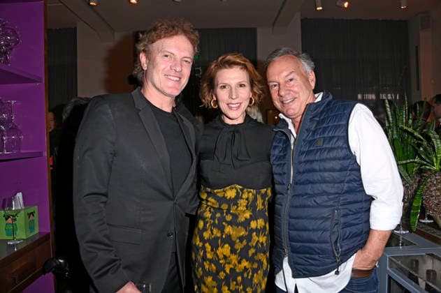 Christoph Müller, Franziska Weisz and Nico Hofmann at the ICON Movie Dinner 2026 at Restaurant Tim Raue Berlin, 11 02 2026 Foto:xN.xKubelkax xFuturexImagex icon_6296