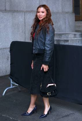 Celebs at The Coach Fashion Show - NYC Storm Reid attends the Coach show during the New York Fashion Week, NY on February 11, 2026. Photo by Charles Guerin ABACAPRESS.COM New York NY  Copyright: xGuerinxCharles ABACAx