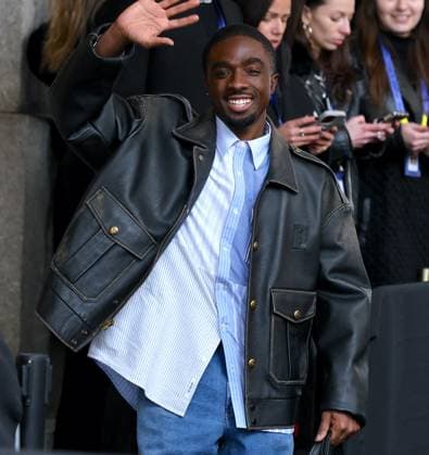 Celebs at The Coach Fashion Show - NYC Caleb McLaughlin attends the Coach show during the New York Fashion Week, NY on February 11, 2026. Photo by Charles Guerin ABACAPRESS.COM New York NY  Copyright: xGuerinxCharles ABACAx