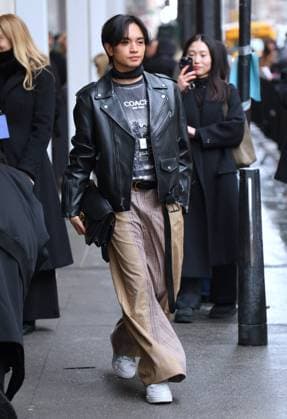 Celebs at The Coach Fashion Show - NYC Kento Nakajima attends the Coach show during the New York Fashion Week, NY on February 11, 2026. Photo by Charles Guerin ABACAPRESS.COM New York NY  Copyright: xGuerinxCharles ABACAx