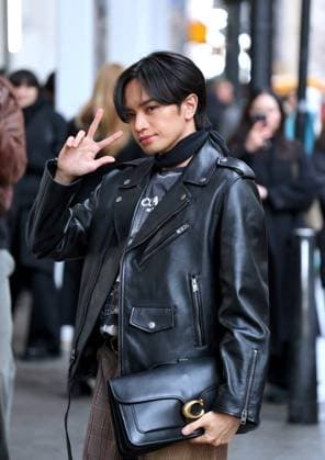 Celebs at The Coach Fashion Show - NYC Kento Nakajima attends the Coach show during the New York Fashion Week, NY on February 11, 2026. Photo by Charles Guerin ABACAPRESS.COM New York NY  Copyright: xGuerinxCharles ABACAx