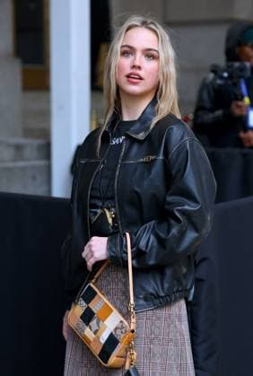 Celebs at The Coach Fashion Show - NYC Emma Brooks McAllister attends the Coach show during the New York Fashion Week, NY on February 11, 2026. Photo by Charles Guerin ABACAPRESS.COM New York NY  Copyright: xGuerinxCharles ABACAx